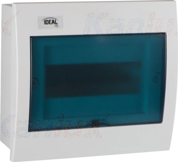 Kanlux Rozdzielnica podtynkowa z szyna DIN 8 modulow IP30 IK07 KDB-F08T 23617