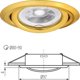 Kanlux Argus II CT-2115-G Δακτύλιος Φωτιστικού Σημείου, Χρυσός, 37161