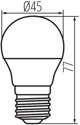 Kanlux Żarówka Led Kanlux 31311 4,9W E27 G45 3000K 470Lm biały