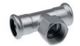 KAN-therm Τριπλό εξάρτημα (T) GW Press Inox 54x1/2x54 191702
