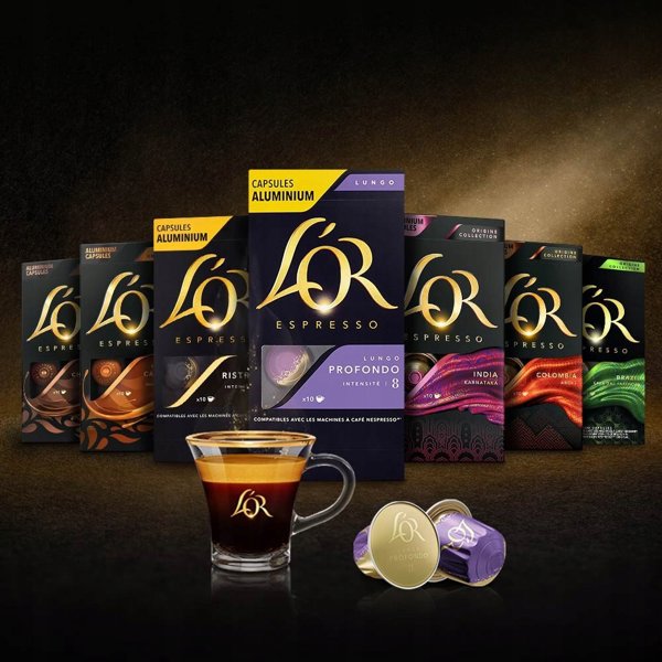 Kάψουλες Nespresso L'OR Espresso Brazil 10 τεμάχια