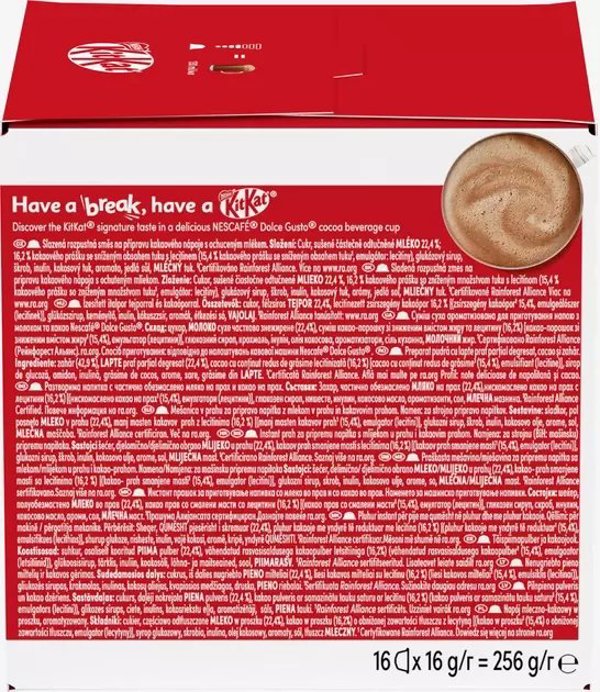Kapsulki Nescafe Dolce Gusto KitaKat Chocolate 16 sztuk