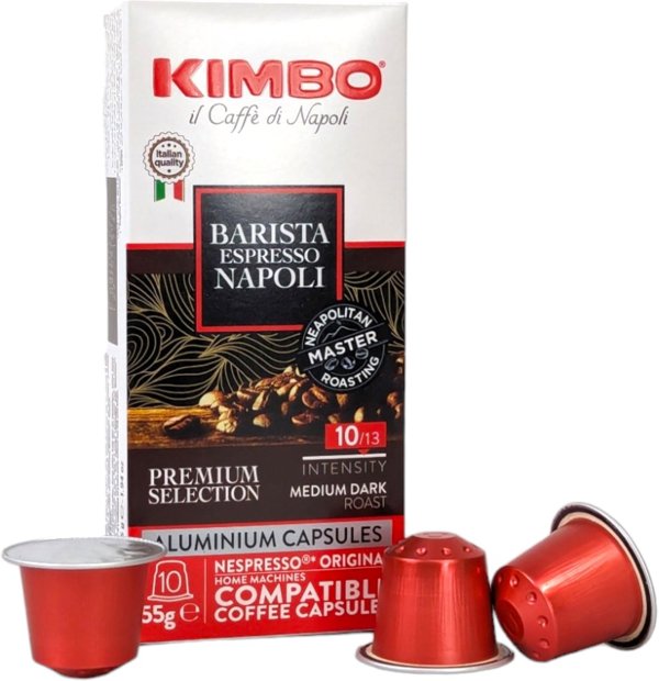 Κάψουλες Nespresso Kimbo Barista Espresso Napoli - 10 τεμάχια