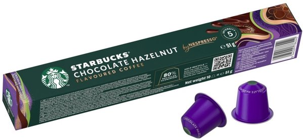 Κάψουλες STARBUCKS® Chocolate Hazelnut για Nespresso 10 τεμ.
