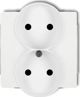 Karlik Deco Soft Διπλή Πρίζα Schuko Χωνευτή, Λευκό, DGPRSO-2