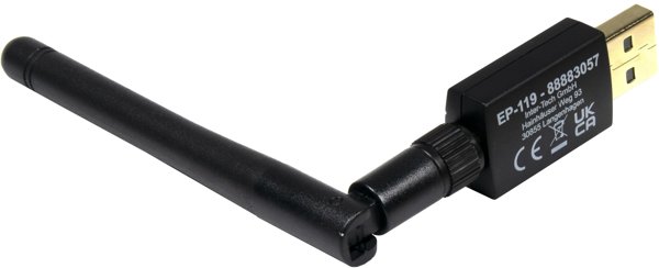 Karta sieciowa Inter-Tech INTER-TECH EP-119 Wi-Fi 5 USB Adapter 600Mbps BT 4.2