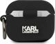 Karl Lagerfeld Etui ochronne KLACA3SILKHBK Silicone Ikonik do AirPods 3 czarne