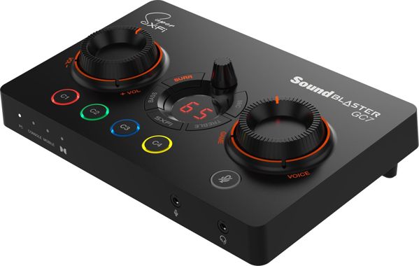 Creative Sound Blaster GC7 Εξωτερική Κάρτα Ήχου Gaming για PC & PS5 (70SB185000000)