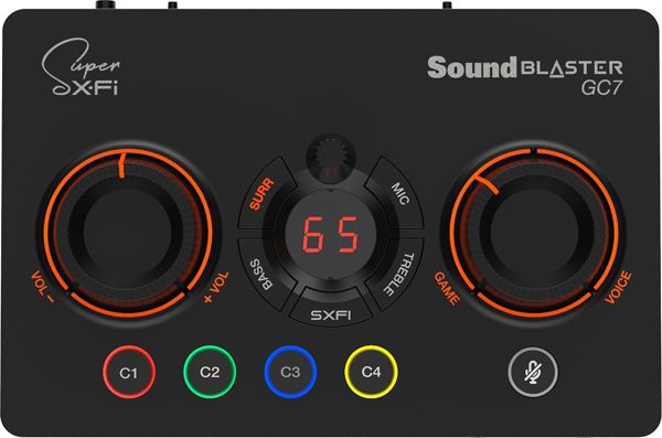 Creative Sound Blaster GC7 Εξωτερική Κάρτα Ήχου Gaming για PC & PS5 (70SB185000000)