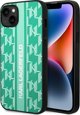 Karl Lagerfeld Etui do iPhone 14 Plus 6,7" hardcase zielony/green Monogram Stripe