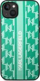 Karl Lagerfeld Etui do iPhone 14 Plus 6,7" hardcase zielony/green Monogram Stripe
