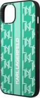 Karl Lagerfeld Etui do iPhone 14 Plus 6,7" hardcase zielony/green Monogram Stripe