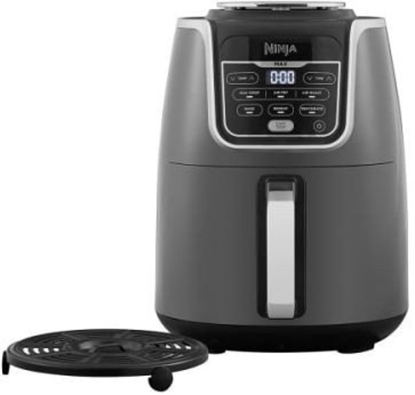 Karšto oro gruzdintuvė Ninja AF160, 1750 W, 5.2 L, pilkos spalvos