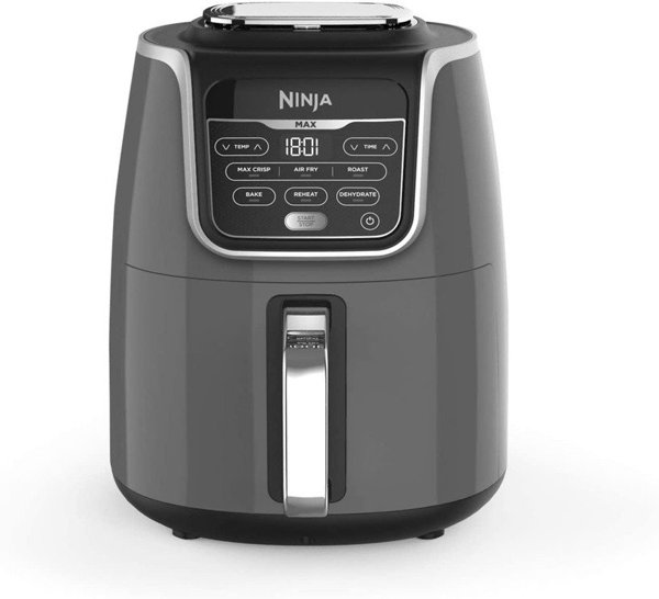 Karšto oro gruzdintuvė Ninja AF160, 1750 W, 5.2 L, pilkos spalvos