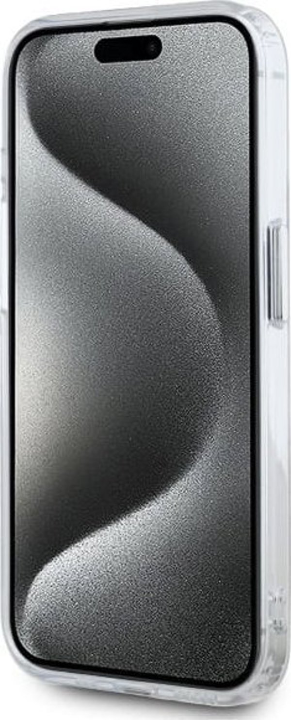 Karl Lagerfeld Karl Lagerfeld KLHMP15LHLSCHH iPhone 15   Pro 6.1" λευκό/white hardcase IML Metal Choupette Head MagSafe