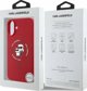 Case IPHONE 16 Karl Lagerfeld Hardcase Silicone Karl&Choupette Ring MagSafe (KLHMP16SSCMKCRHR) red