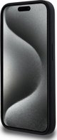 Θήκη Karl Lagerfeld KLHMP15LSKHPPLK iPhone 15 Pro 6.1" μαύρο/μαύρο σκληρή θήκη Σιλικόνη Karl Head Print MagSafe