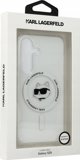 KARL LAGERFELD θήκη για SAMSUNG S25 KLHMS25SHLSCHH (Μαγνητικό IML Metal Choupette Head) λευκό