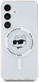 KARL LAGERFELD θήκη για SAMSUNG S25 KLHMS25SHLSCHH (Μαγνητικό IML Metal Choupette Head) λευκό