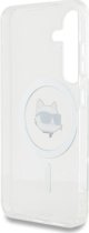 KARL LAGERFELD θήκη για SAMSUNG S25 KLHMS25SHLSCHH (Μαγνητικό IML Metal Choupette Head) λευκό