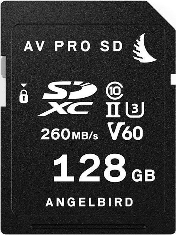 Κάρτα Μνήμης Angelbird AV PRO SD MK2 V60 128GB UHS-II U3, 4K Video, Ταχύτητα Εγγραφής V60