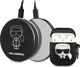 Karl Lagerfeld Ikonik Θήκη Φόρτισης & Power Bank για Apple AirPods - Μαύρο