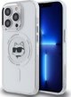 Σκληρή θήκη Καρλ Λάγκερφελντ KLHMP13LHLSCHH iPhone 13 Pro 6.1" βαλιλευκό IML Μεταλ Τσουπετ Χεντ ΜαγΣαφε