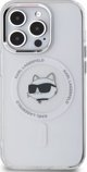 Σκληρή θήκη Καρλ Λάγκερφελντ KLHMP13LHLSCHH iPhone 13 Pro 6.1" βαλιλευκό IML Μεταλ Τσουπετ Χεντ ΜαγΣαφε