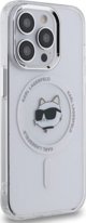 Σκληρή θήκη Καρλ Λάγκερφελντ KLHMP13LHLSCHH iPhone 13 Pro 6.1" βαλιλευκό IML Μεταλ Τσουπετ Χεντ ΜαγΣαφε