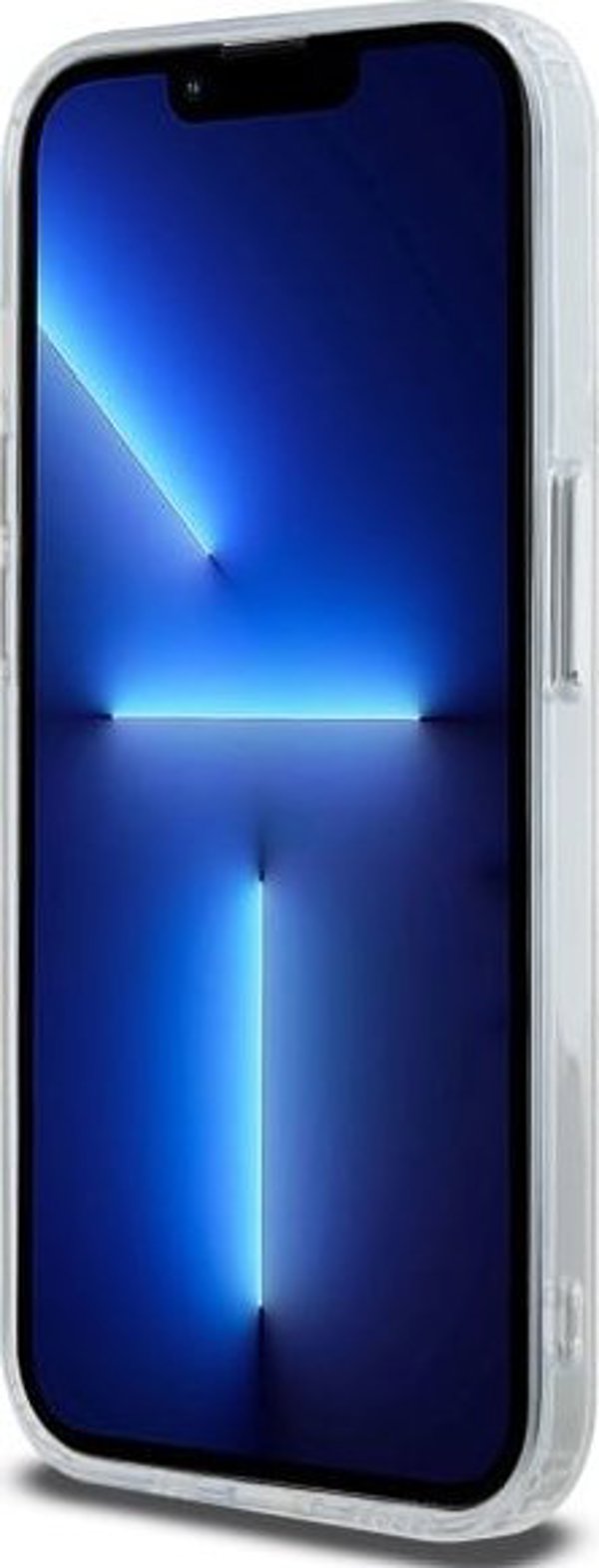 Σκληρή θήκη Καρλ Λάγκερφελντ KLHMP13LHLSCHH iPhone 13 Pro 6.1" βαλιλευκό IML Μεταλ Τσουπετ Χεντ ΜαγΣαφε