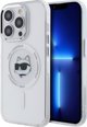 Σκληρή θήκη Καρλ Λάγκερφελντ KLHMP13LHLSCHH iPhone 13 Pro 6.1" βαλιλευκό IML Μεταλ Τσουπετ Χεντ ΜαγΣαφε