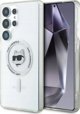 KARL LAGERFELD θήκη για SAMSUNG S25 Ultra KLHMS25LHLSCHH (Μαγνητικό IML Metal Choupette Head) λευκό