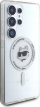 KARL LAGERFELD θήκη για SAMSUNG S25 Ultra KLHMS25LHLSCHH (Μαγνητικό IML Metal Choupette Head) λευκό