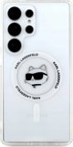 KARL LAGERFELD θήκη για SAMSUNG S25 Ultra KLHMS25LHLSCHH (Μαγνητικό IML Metal Choupette Head) λευκό