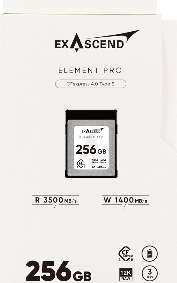 ExAscend Element Pro CFexpress Type B 4.0 Κάρτα Μνήμης 256GB