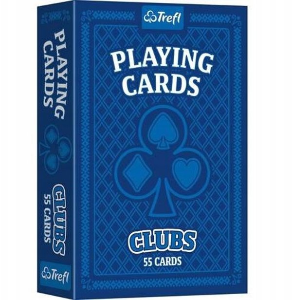 KARTY DO GRY 55 TREFL CLUBS PUD