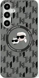 KARL LAGERFELD θήκη για SAMSUNG S25 KLHMS25SHMCKMHK (Μαγνητικό IML Μεταλλικό Μονόγραμμα KC Heads) μαύρο