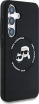 KARL LAGERFELD θήκη για SAMSUNG S25 Plus KLHMS25MSKCHTCK (Μαγνητική Σιλικόνη Διπλής Κεφαλής) μαύρο