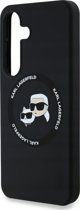 KARL LAGERFELD θήκη για SAMSUNG S25 Plus KLHMS25MSKCHTCK (Μαγνητική Σιλικόνη Διπλής Κεφαλής) μαύρο