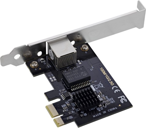 Level One Games Κάρτα Δικτύου InLine 51125T 2.5 Gigabit Ethernet, PCIe x1, RJ45