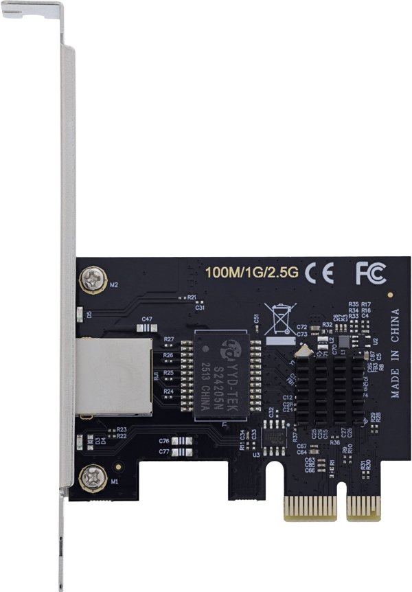 Level One Games Κάρτα Δικτύου InLine 51125T 2.5 Gigabit Ethernet, PCIe x1, RJ45