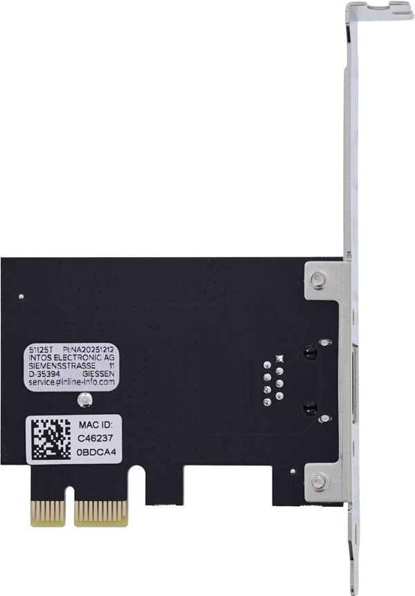 Level One Games Κάρτα Δικτύου InLine 51125T 2.5 Gigabit Ethernet, PCIe x1, RJ45