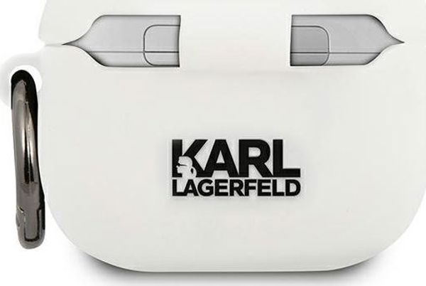 Karl Lagerfeld Θήκη AirPods 3 Silicone Choupette, Λευκή