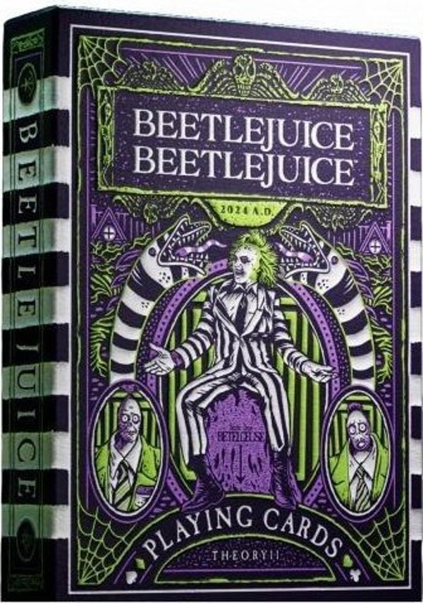 Theory11 Τράπουλα Beetlejuice Premium Playing Cards, Συλλεκτική Τράπουλα Χαρτοπαιξίας