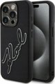 Θήκη Karl Lagerfeld KLHCP15L3DRKSDLK iPhone 15 Pro 6.1" μαύρη σκληρή 3D Rubber Signature