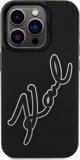 Θήκη Karl Lagerfeld KLHCP15L3DRKSDLK iPhone 15 Pro 6.1" μαύρη σκληρή 3D Rubber Signature