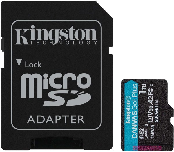 KINGSTON microSDXC Canvas Go Plus 1TB + Adapter