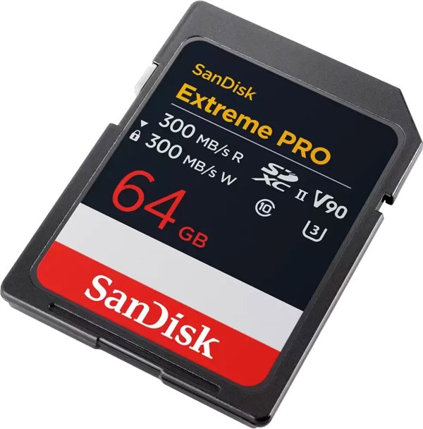 Κάρτα Μνήμης SanDisk Extreme PRO SDXC 64GB, Class 10, UHS-II/U3, V90 (SDSDXDM-064G-GN4IN)