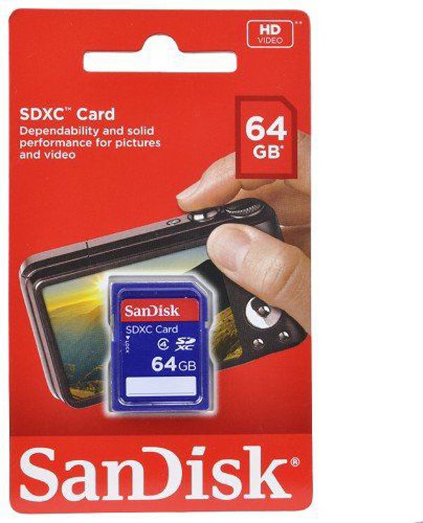 Karta SanDisk SDXC 64 GB Class 4  (SDSDB-064G-B35)