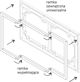 Karlik Ramka wypelniajaca poczworna serii Deco szary mat 27DRW-4